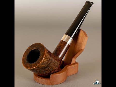 Ferndown REO 3 Stars Handmade Leslie Wood 925 Silver Smooth Billiard 9mm *SOLD*