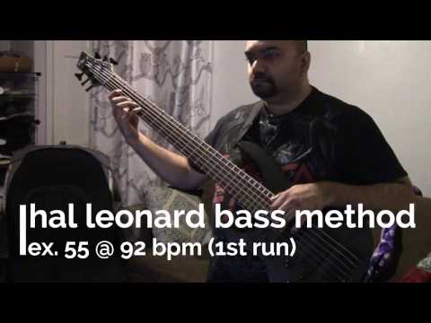 Hal Leonard Bass Method ex. 55 @ 92bpm
