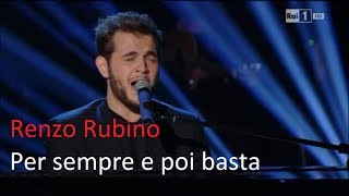 Renzo Rubino - Per sempre e poi basta (SANREMO 2014)