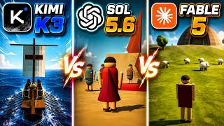 Thumbnail for I challenged Kimi K3 vs Fable 5 vs Sol 5.6 to make The Odyssey....