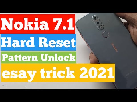 Nokia 7.1 Hard Reset / Pattern Unlock/ esay trick /2021