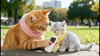 Ibu kucing dan kedua anaknya 🐱🧡 #cat #videoshort #funny #ai #cute #kucinglucu