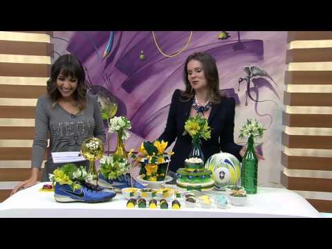 Mulher.com 03/07/2014 - Decoração para Copa por Talita Panstein - Parte 1
