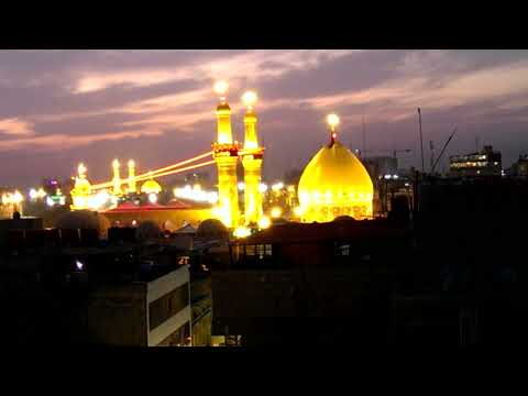 Maghrib Adhan Karbala Arbaeen Eve 2014