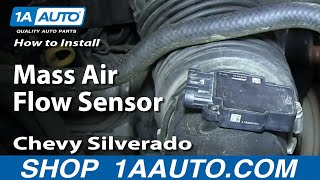How To Replace Mass Air Flow Sensor 09-12 Chevy Silverado