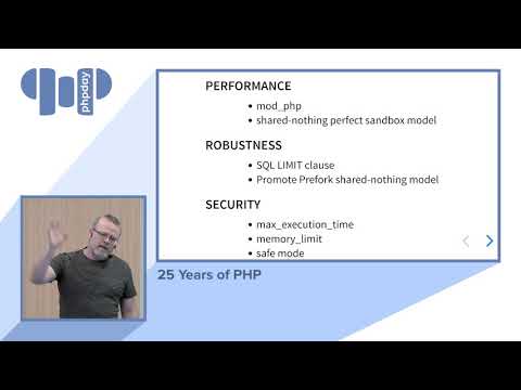 Rasmus Lerdorf - 25 Years of PHP - phpday 2019