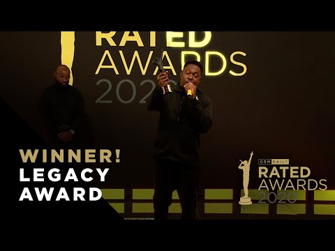 Dizzee Rascal - Legacy Award Winner Speech | Rated Awards