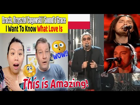 Bracia, Krzysztof Cugowski i Sound'n'Grace - I Want To Know What Love Is |DUTCH couple REACTION