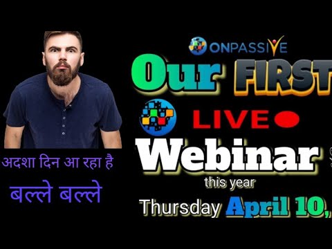 onpassive news, onpassive webner update,@NBofficial-m