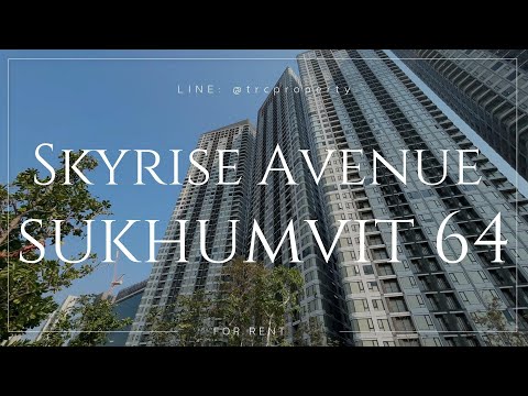 Skyrise Avenue Sukhumvit 64, Bangkok, 3 Soi Sukhumvit 64, Bang Chak, Phra Khanong, Bangkok, 1 Bedroom, 28 sqm, Condo For Rent, by TRC Property, 500366605 - DDproperty.com