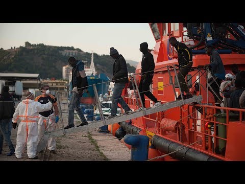 Spain releases video of migrants rescue operation at sea