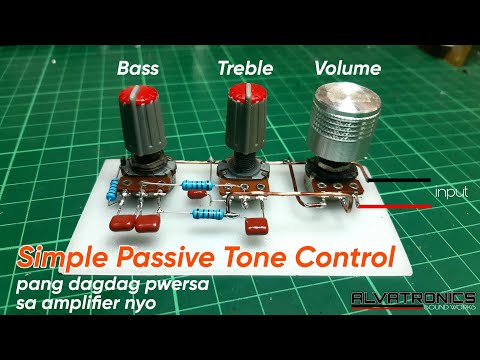 Simple Circuit lang peru malinaw yung tunog_Passive Tone Control (Tagalog)