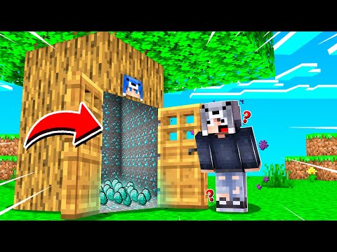 İKİZİMİN AĞACININ İÇİNDE GEÇİT BULDUM! 😱 - Minecraft