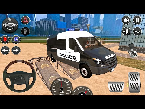 US American Police Van Driving - City Patrol Ride! Android gameplay