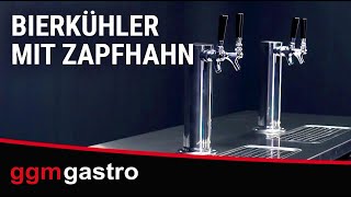 Bierkühler mit Zapfhahn - 3x 50 Liter Fässer - 1850x620mm