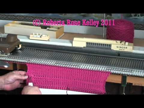 Folded Hem at the end of your work