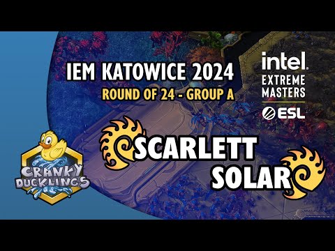 Scarlett vs Solar - ZvZ | IEM Katowice 2024: Round of 24 - Group A | StarCraft 2 Tournament