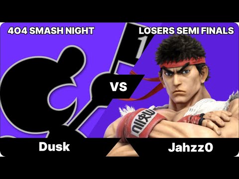 4o4 Smash Night -  Dusk(Game and Watch) vs Jahzz0(Ryu)