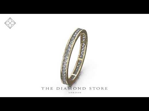 HG33 - Eternity Ring RAE 18K GOLD DIAMOND 0.50CT