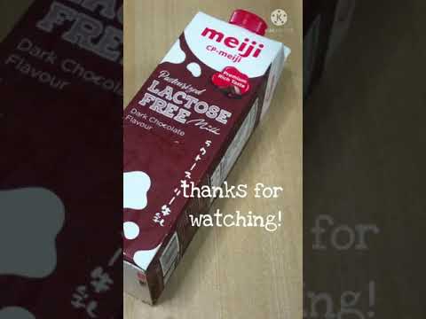 Unboxing Dark Chocolate Milk! #meiji#chocolate#milk#shorts#unboxing