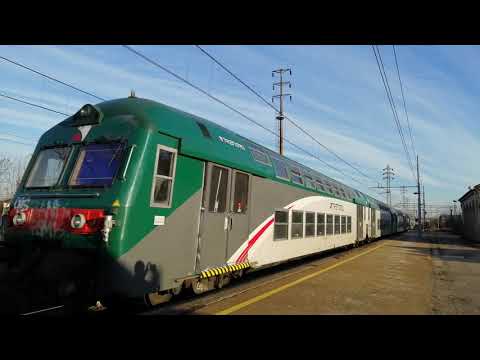 TRENORD IN TRANSITO A PONTECURONE. (AL) VEN. 4 - 1 - 2019