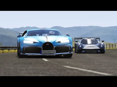 Bugatti Chiron Pur Sport 2021 vs Ultima GTR 2020 at Highlands