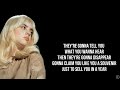 Billie Eilish - GOLDWING (Lyrics)