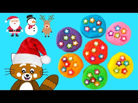 Pukkins gör roliga kakor till jultomten - Kul för barn - svenska