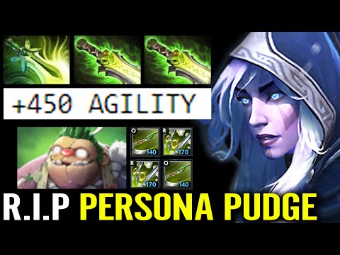 R.I.P PUDGE PERSONA! WTF 450Agi TOPSON 2x EB + Butterfly Crazy Build Drow Ranger Dota 2 Pro Gameplay