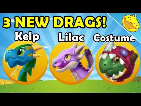 3 NEW DRAGONS! KELP, LILAC + COSTUME! Mutant Dragon Next DOTW! - DML #1117