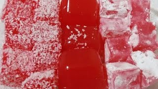 Evde Gül Lokumu nasıl yapılır Tarifi / Evde Güllü Türk Lokumu Tarifi