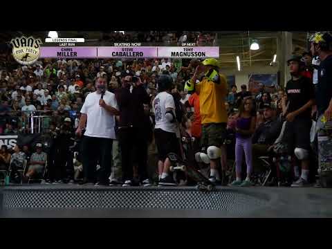 2017 Vans Pool Party  Steve Caballero 1st Place Run   Legends Division   Vans Pool Party   VANS