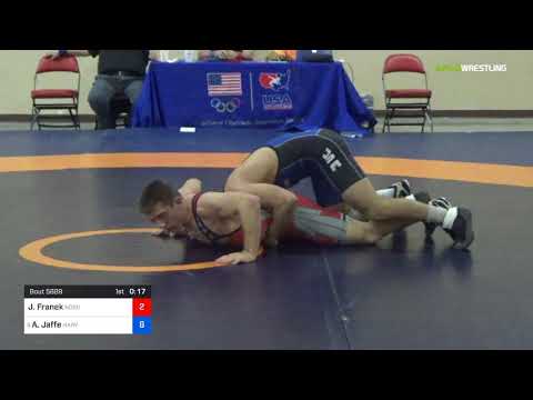 2018 Marine Corps US Open/UWW Junior Freestyle 70 Con 8 #2 - Jared Franek (Ndsu) Vs. AJ Jaffe (Har