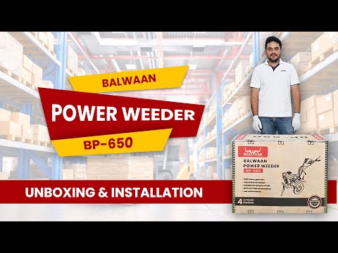 Balwaan power weeder unboxing and assembling || BP-650 || 7 hp petrol power weeder - Balwaan krishi