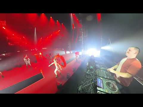 Dj Andrei Stan sharing beats at ING ARENA ( Palais 12 ) for La Demence