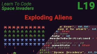Space Invaders Lesson 19 - Aliens Explosions with Dynamic Arrays