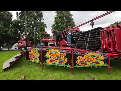 Ryan Pearson's FUNFAIR BUILD UP | Nabb's Lane Park Hucknall July 2024
