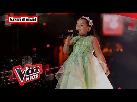 Maite canta 'Las margaritas' en la semifinal | La Voz Kids Colombia 2022