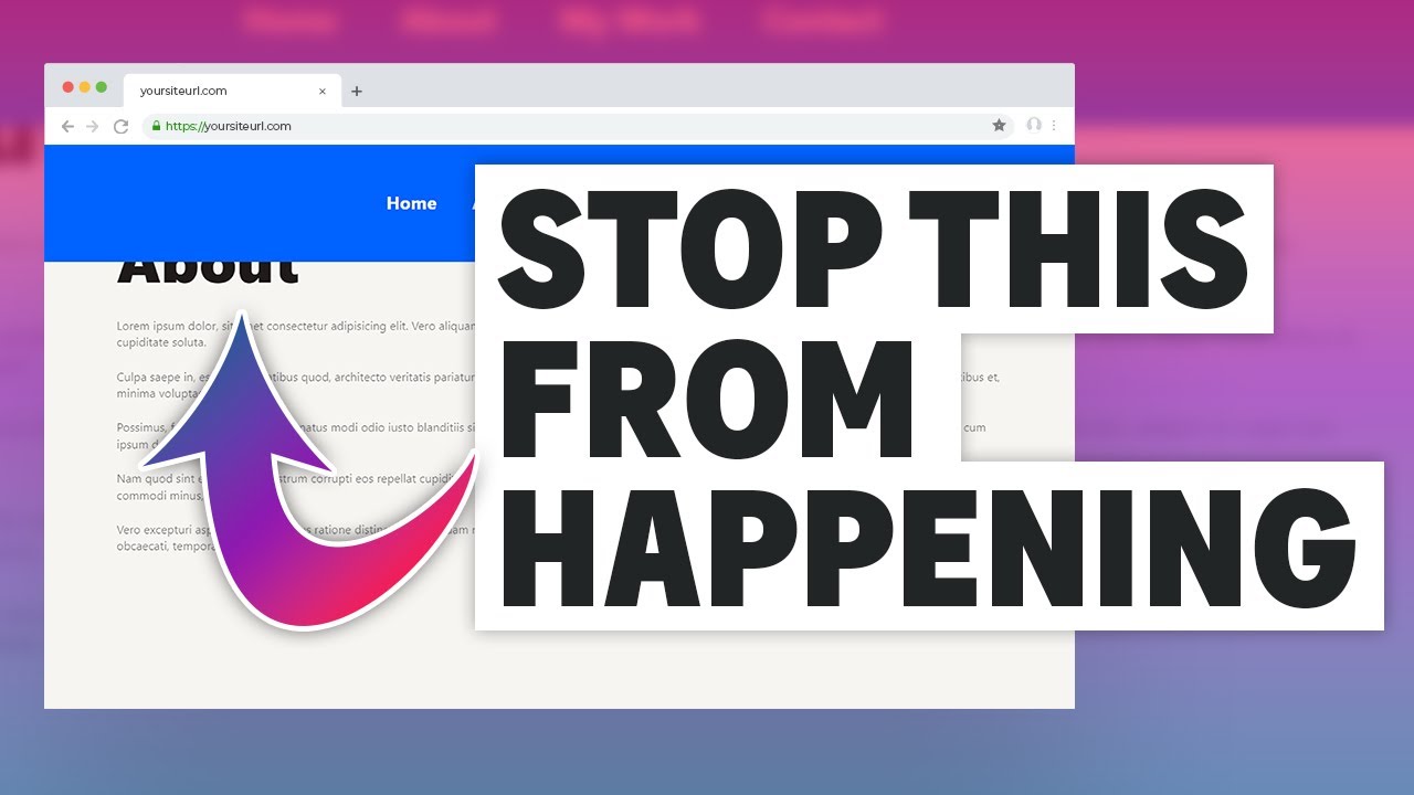 Stop fixed navigations covering content on scroll