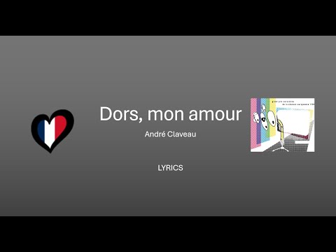 André Claveau - Dors, mon amour | Lyrics with translations| France 1958 | Eurovision 1958 winner
