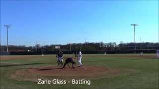 preview picture of video 'Zane Glass in Blackman Baseball's Home Opener 3-10-14'