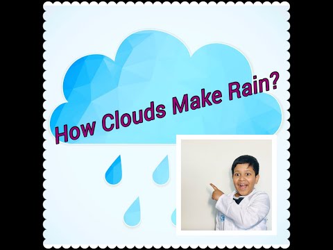 How Clouds Make Rain by Joydeep - Easy science experiments for kids