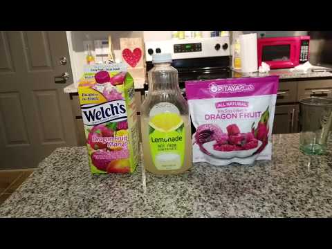 STARBUCKS MANGO DRAGON FRUIT REFRESHER RECIPE!