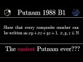 The Easiest Putnam Problem ever | Putnam B1 1988