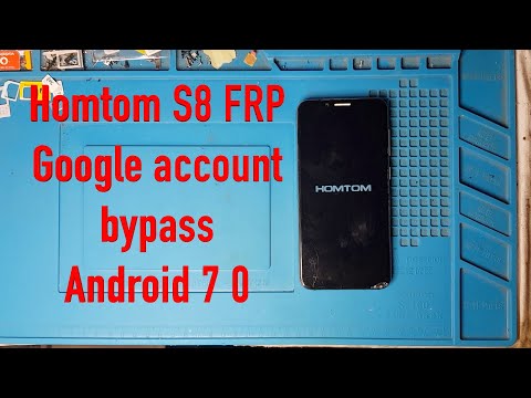 Homtom S8 FRP Google account bypass Android 7 0