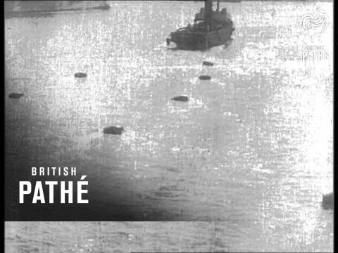 Laying Anti-Submarine Nets (1914-1918)