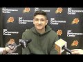 Suns' Grayson Allen Reacts Emma Stone Waving At Him, Lakers, Full Post-Practice Interview