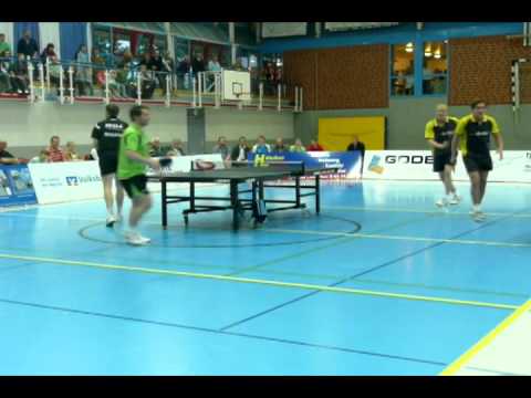 Jörg Roßkopf & Steffen Fetzner vs. Max Kruse & Alexander Dubs - Tischtennis in Bad Laer