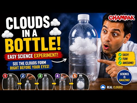 Clouds in a Bottle Easy Science Experiment