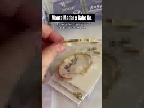 🖤 @montemader x @wearebabeco exclusive collection! (Seriously PINCH ME) 🤯